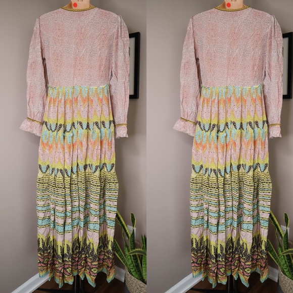 Anthropologie Giorgia Embroidered Maxi Dress - Picture 7 of 8